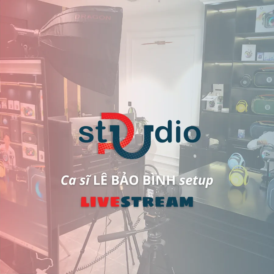 Ca sĩ Lê Bảo Bình và dàn livestream đỉnh cao từ PuStudio – “Đủ xịn để bán loa đỉnh!”