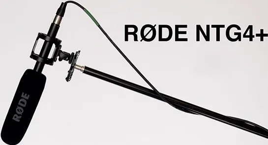 Micro Thu Âm Shotgun Rode NTG4+