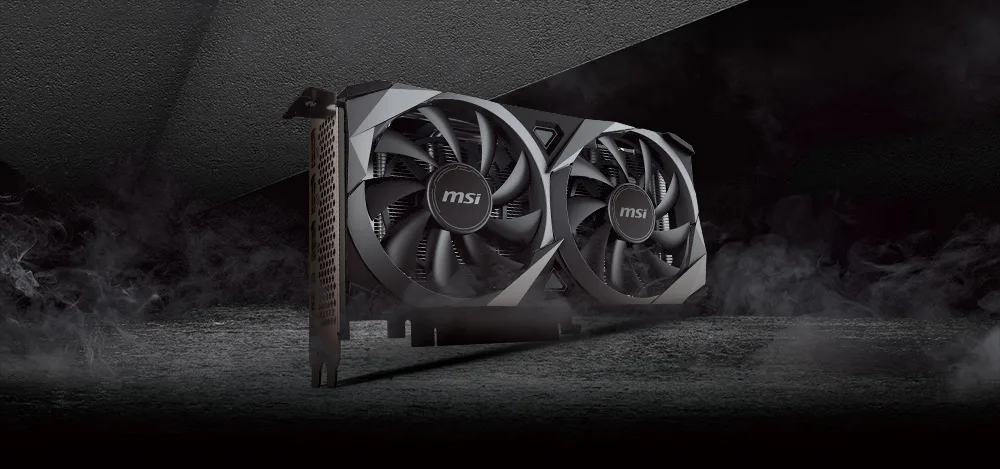 Card màn hình VGA MSI RTX 3060 12GB GDDR6 Ventus 2X OC LHR