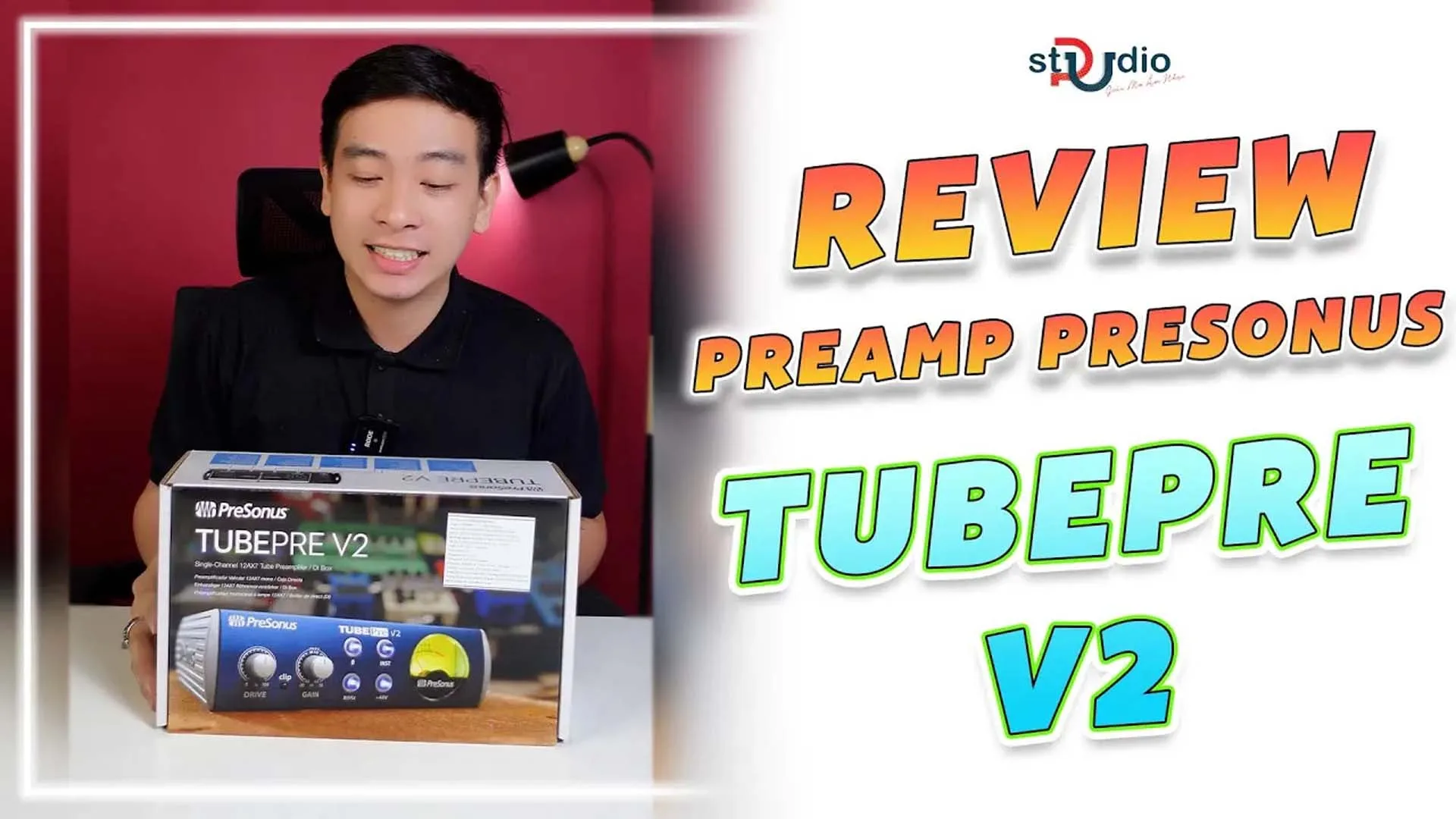 Review chi tiết Preamp Presonus Tubepre V2 | Pustudio.vn