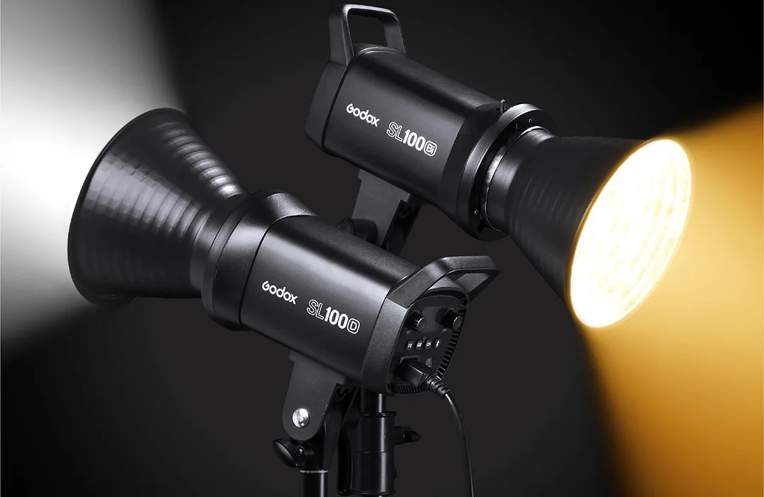 Đèn LED Godox SL100Bi và SL100D chính hãng