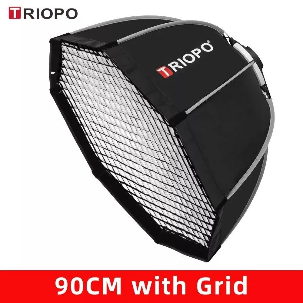 Softbox bát giác thao tác nhanh Triopo K2-65 ngàm Bowen