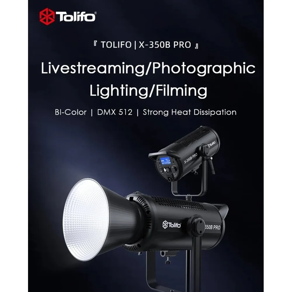 Đèn Led Tolifo X-350B Pro 2700K-6500K