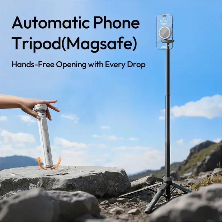 Gậy Selfie Tripod MagSafe Ulanzi MT85 Tự Động Bung Chân | Kingcom