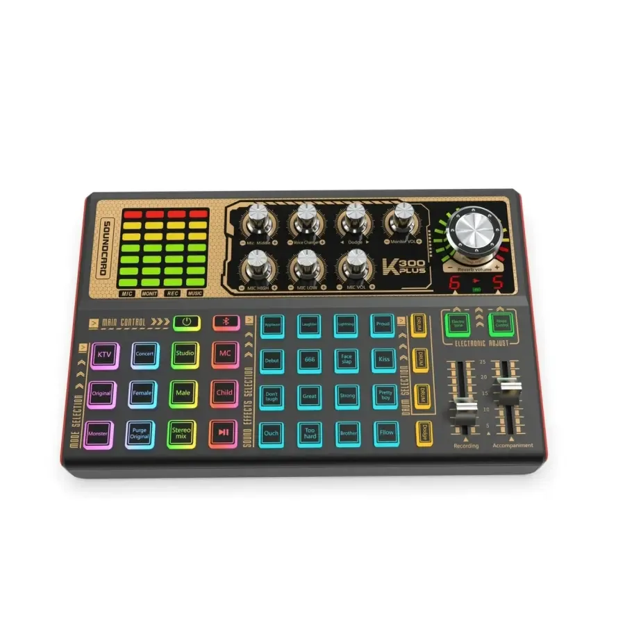 Soundcard K300 Plus – Hỗ Trợ Hát Livestream, Tích Hợp Autotone